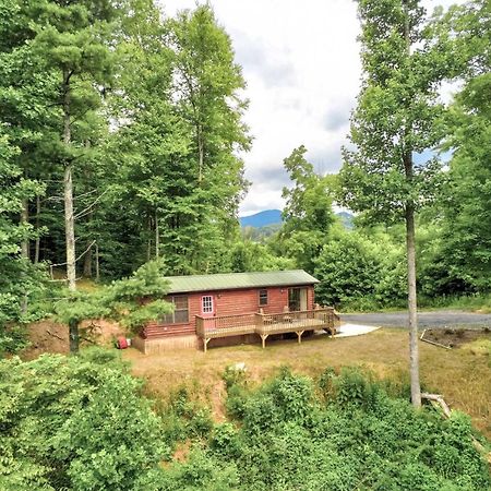 Quaint Log Cabin With Views Near West Jefferson Warrensville Ngoại thất bức ảnh