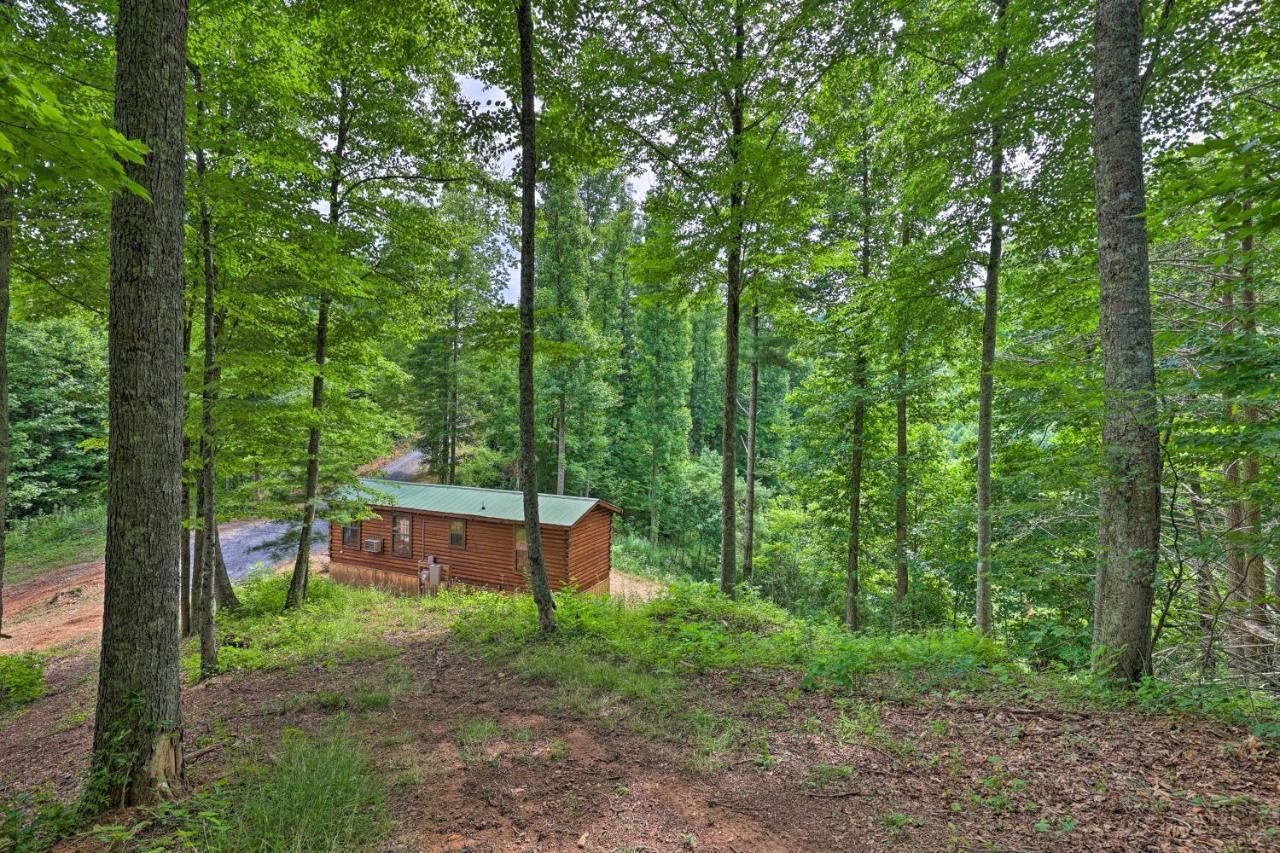 Quaint Log Cabin With Views Near West Jefferson Warrensville Ngoại thất bức ảnh